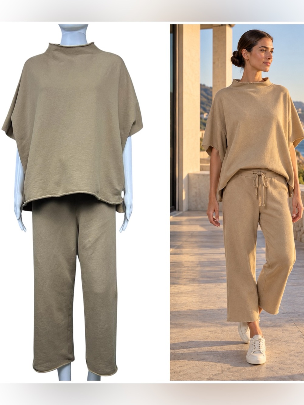 Frank & Eileen Malibu Travel Set OS S Audrey Capelet Catherine Pants Coastal